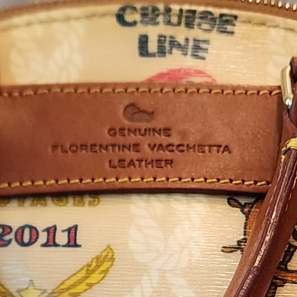 2011 Dooney & Bourke satchel, Inaugural Voyages design for the Disney Dream - Picture 2 of 9